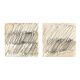 Set of abstract painting on canvas, 20x20cm