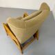 Vintage wingback recliner in Scandinavian design from the 1960s.