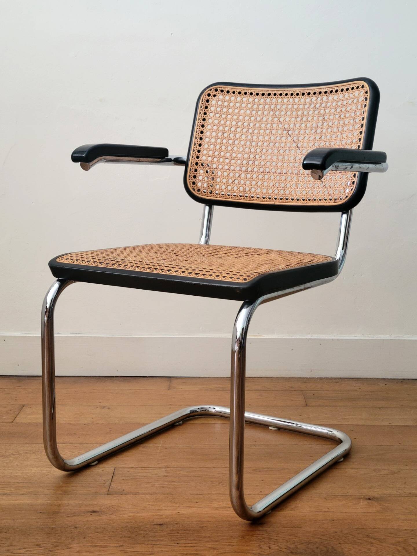 Ensemble de 6 chaises Thonet S64, Marcel Breuer, Thonet Allemagne, 1992