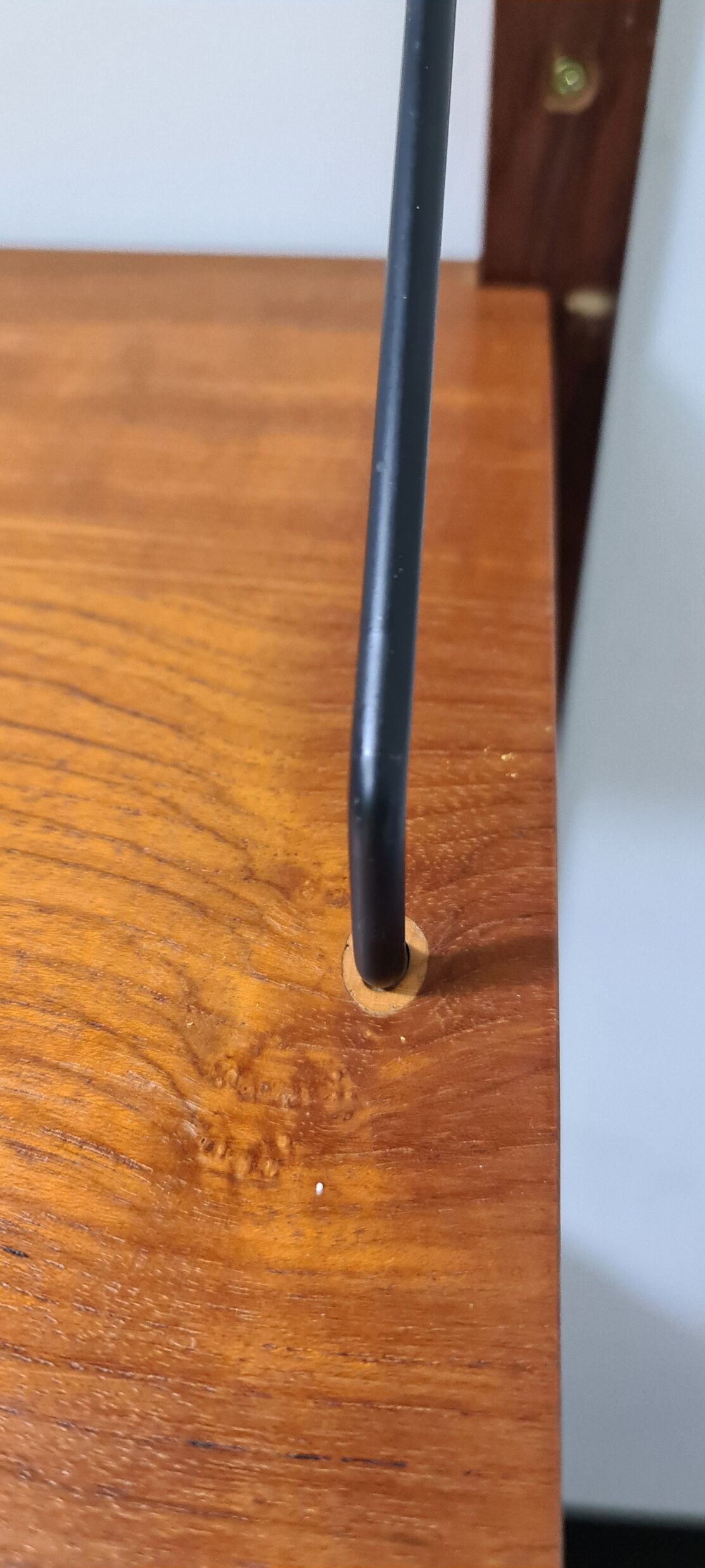 Bibliothèque murale en teck vintage