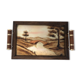 Service tray signed Luc Gérard-Elgé