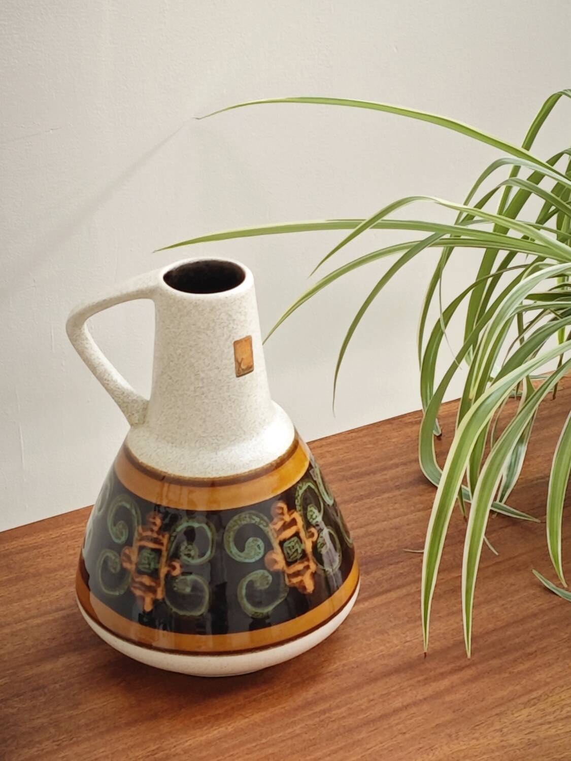 West Germany vase 310 - 22 Dumler and Breiden ochre green