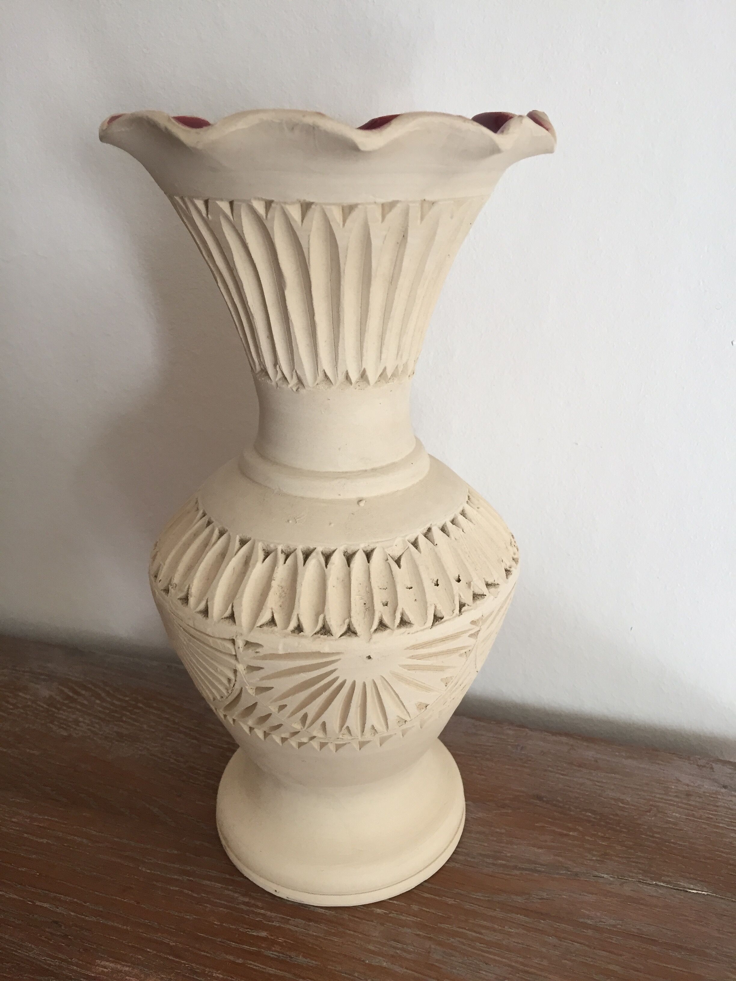 Vase en terre cuite vintage