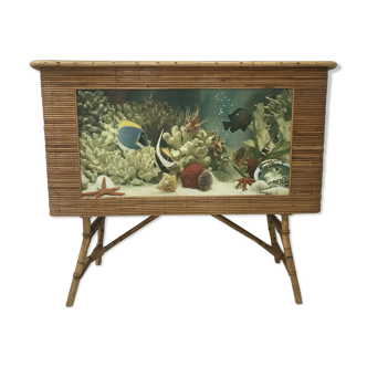 Rattan bar years 50/60