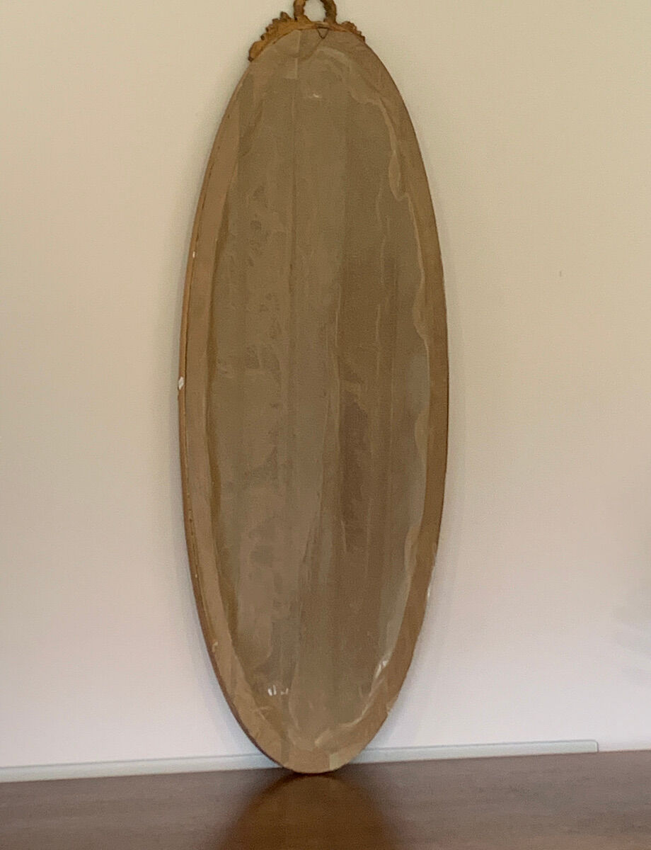 Miroir ovale Empire 100x35cm