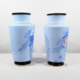 Paire de Vases en Porcelaine – Milieu XIXe
