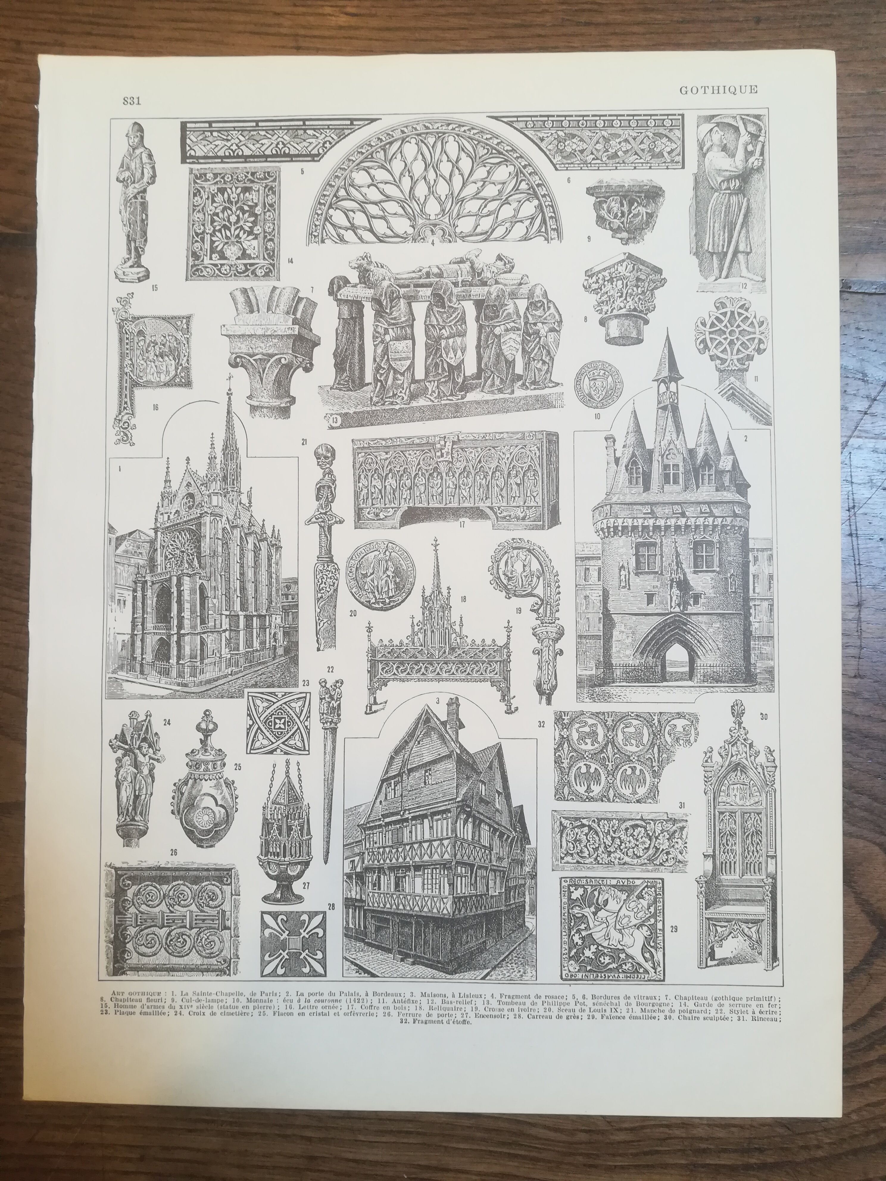 Set of 3 lithographs