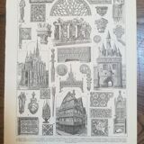 Set of 3 lithographs