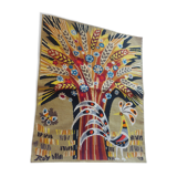 Tapestry with vintage canvas, Pierre Rey