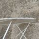 Garden furniture 4 places wrought iron old vintage xxeme