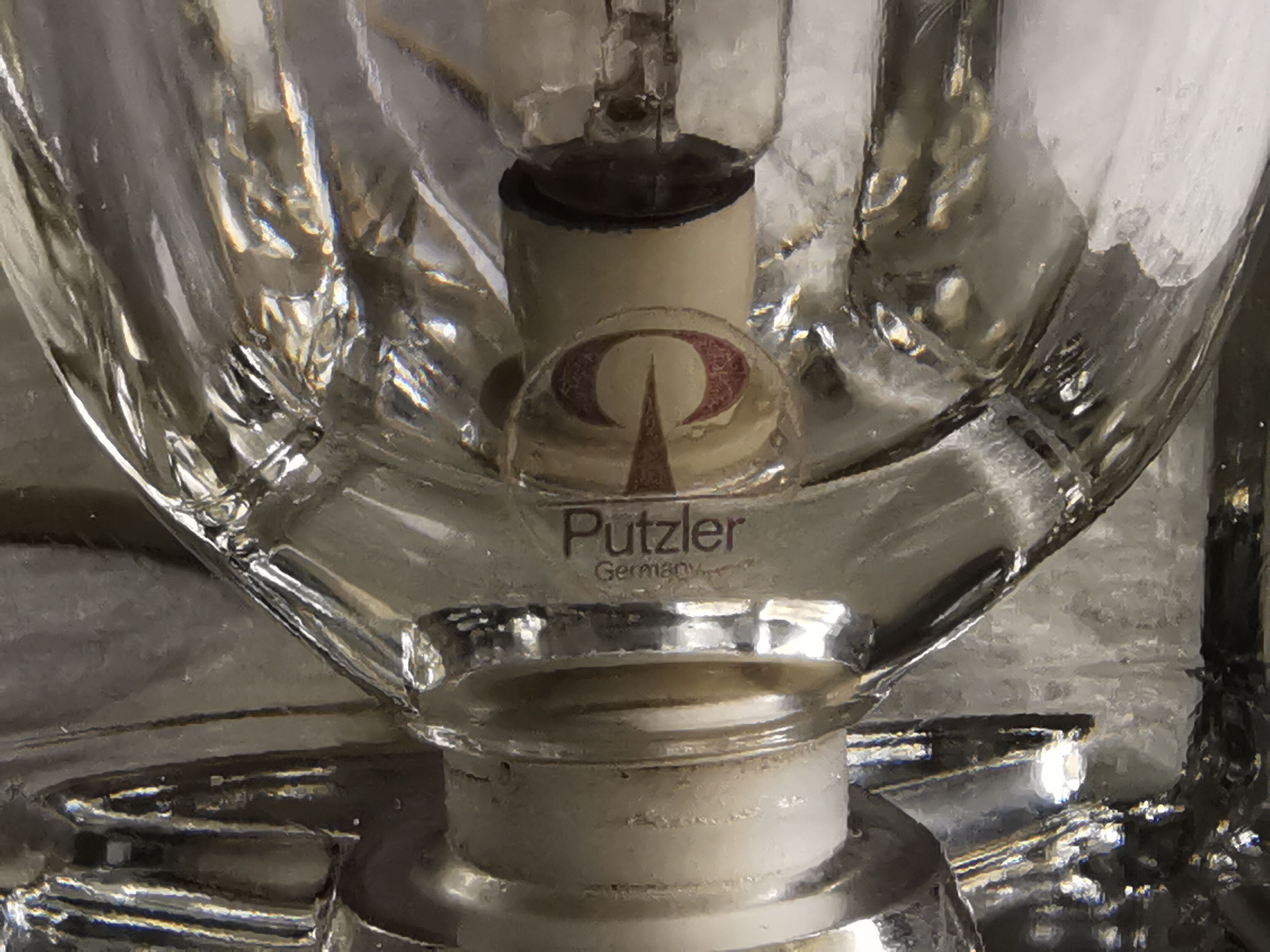 Putzler's vintage "ice cube" lamp