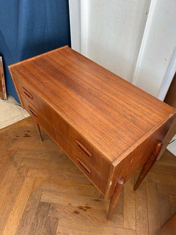 Table de chevet / petite commode scandinave design année 70