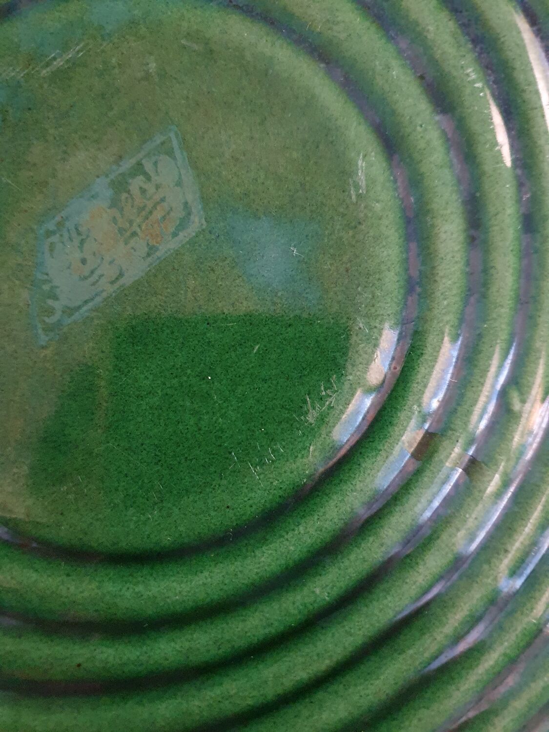 Earthenware dish St Clément workshop B.letalle