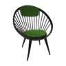 Black original "circle" chair Yngve Ekström for Swedese, 1960s, Sweden