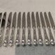 12 Christofle Marly silver plated dessert knives, 19.7cm