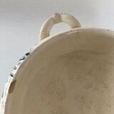 Soup pot in antique earthenware H.B/Choisy le roi