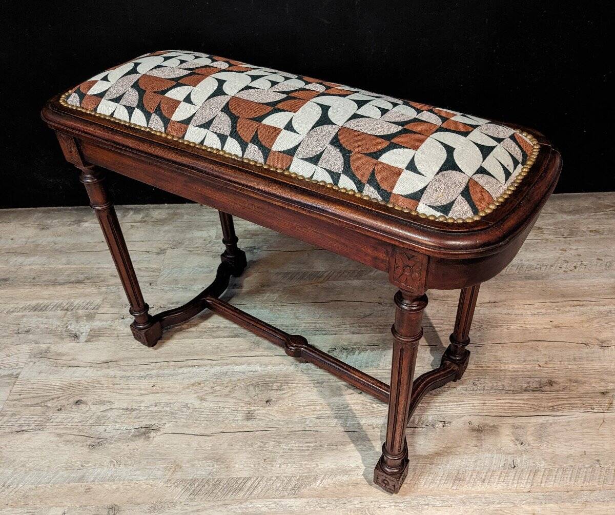 Two-Seater Louis XVI Piano Bench