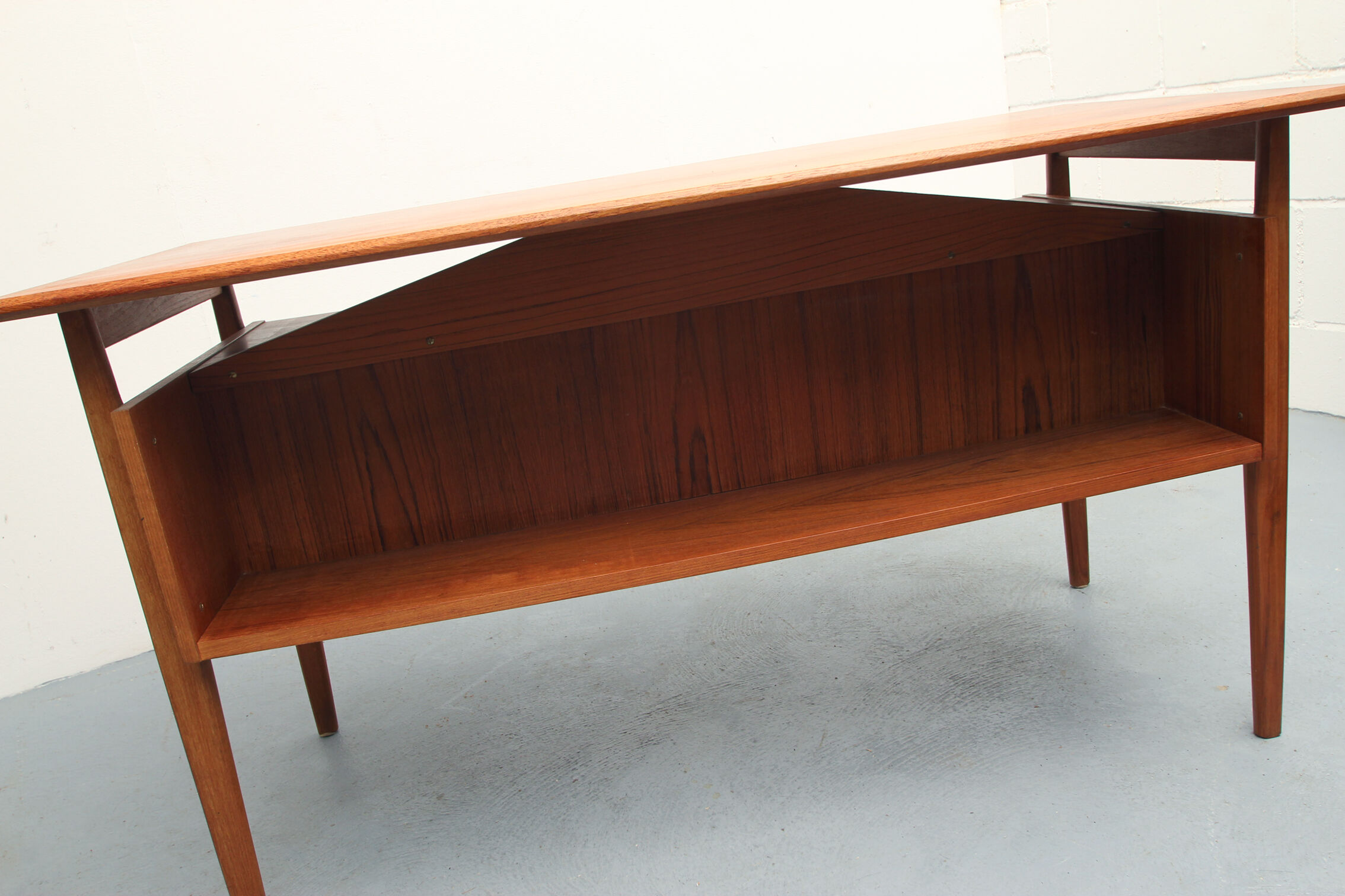 1960s desk in teak, Tibergaard Denmark