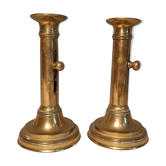 Two pusher candlesticks
