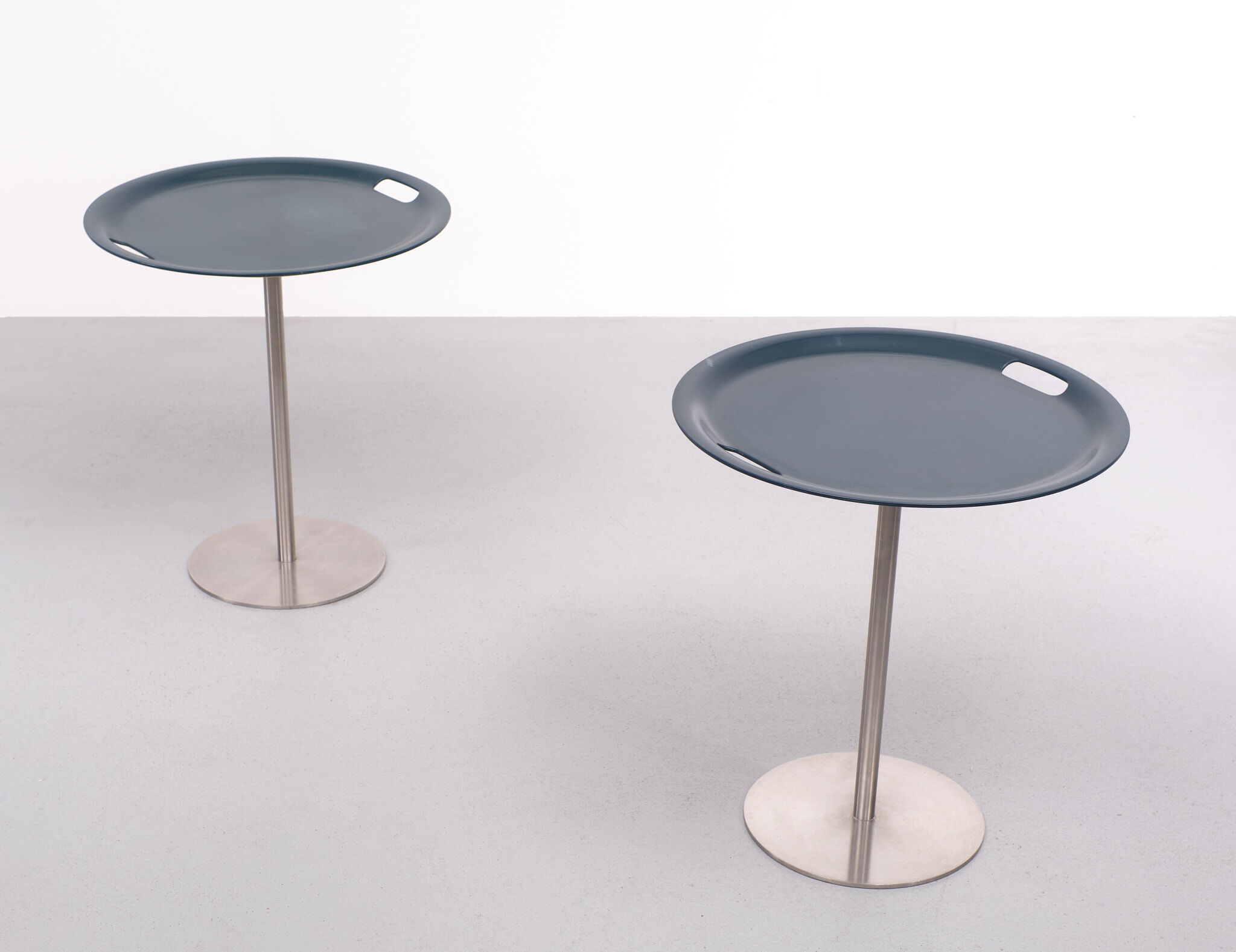 Tables Petrol Blue by Jasper Morrison