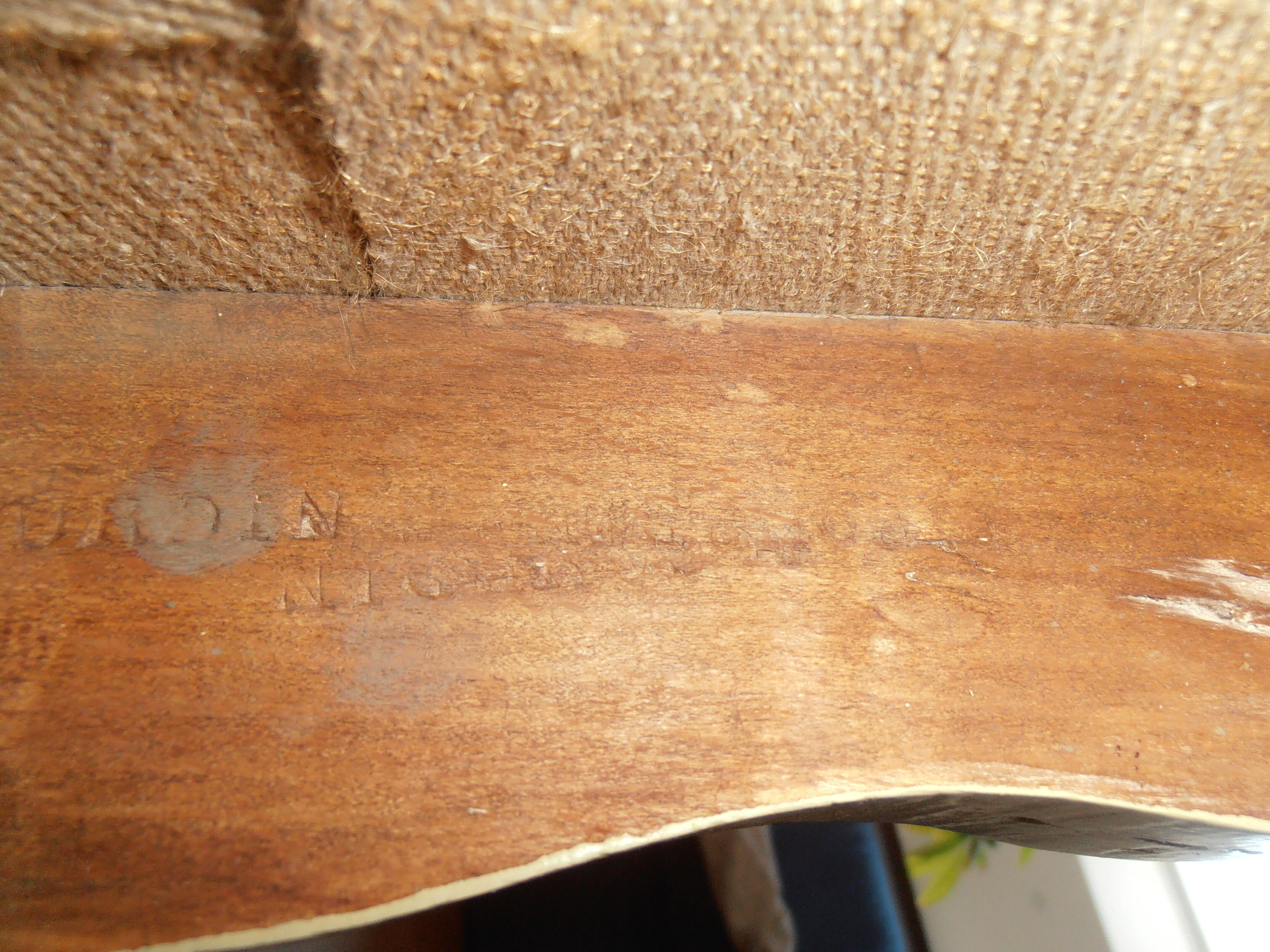 Armchair Louis XV period stamped old 18th century