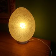 Glass egg lamp