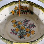 Earthenware basket, Manufacture Henriot Quimper – Mid-twentieth century