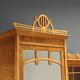 Antique Art Nouveau wardrobe in ash and maple, Italy, 20th century