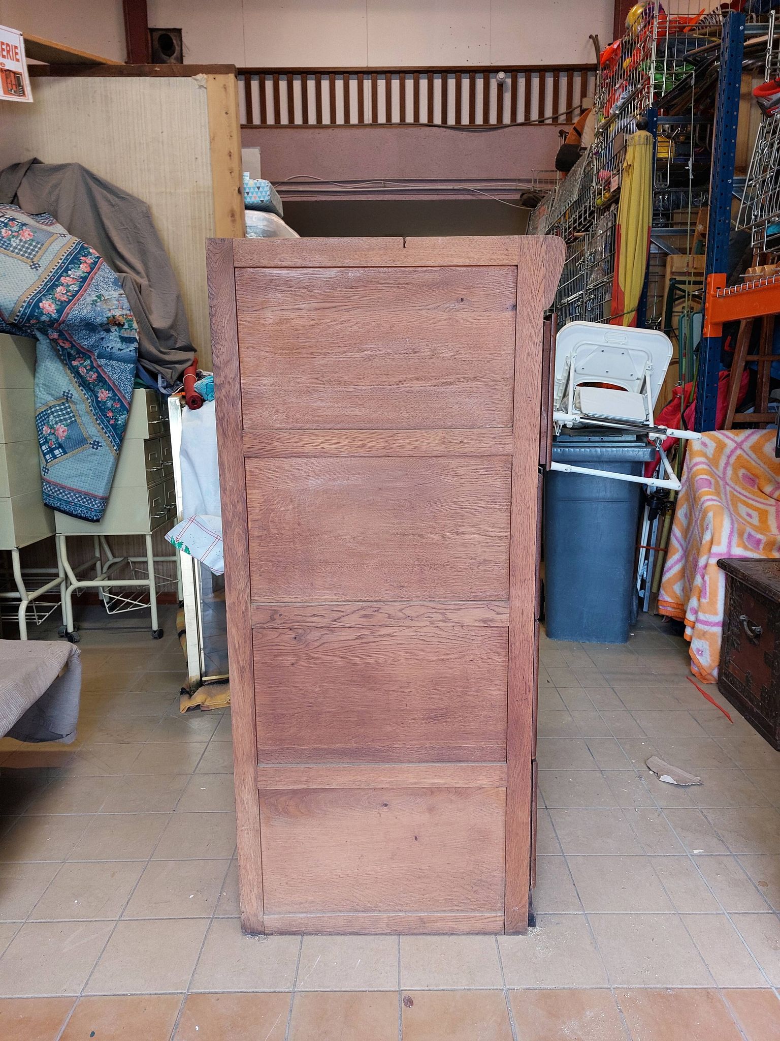 Antique trade furniture - oak filing cabinet - 1930s/40s