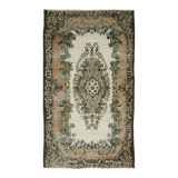 Turkish Anatolian Handmade Vintage Area Rug 212 cm x 125 cm