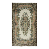 Turkish Anatolian Handmade Vintage Area Rug 212 cm x 125 cm