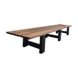 large pine bench - 1950s