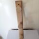 Vintage raw wood wall coat rack