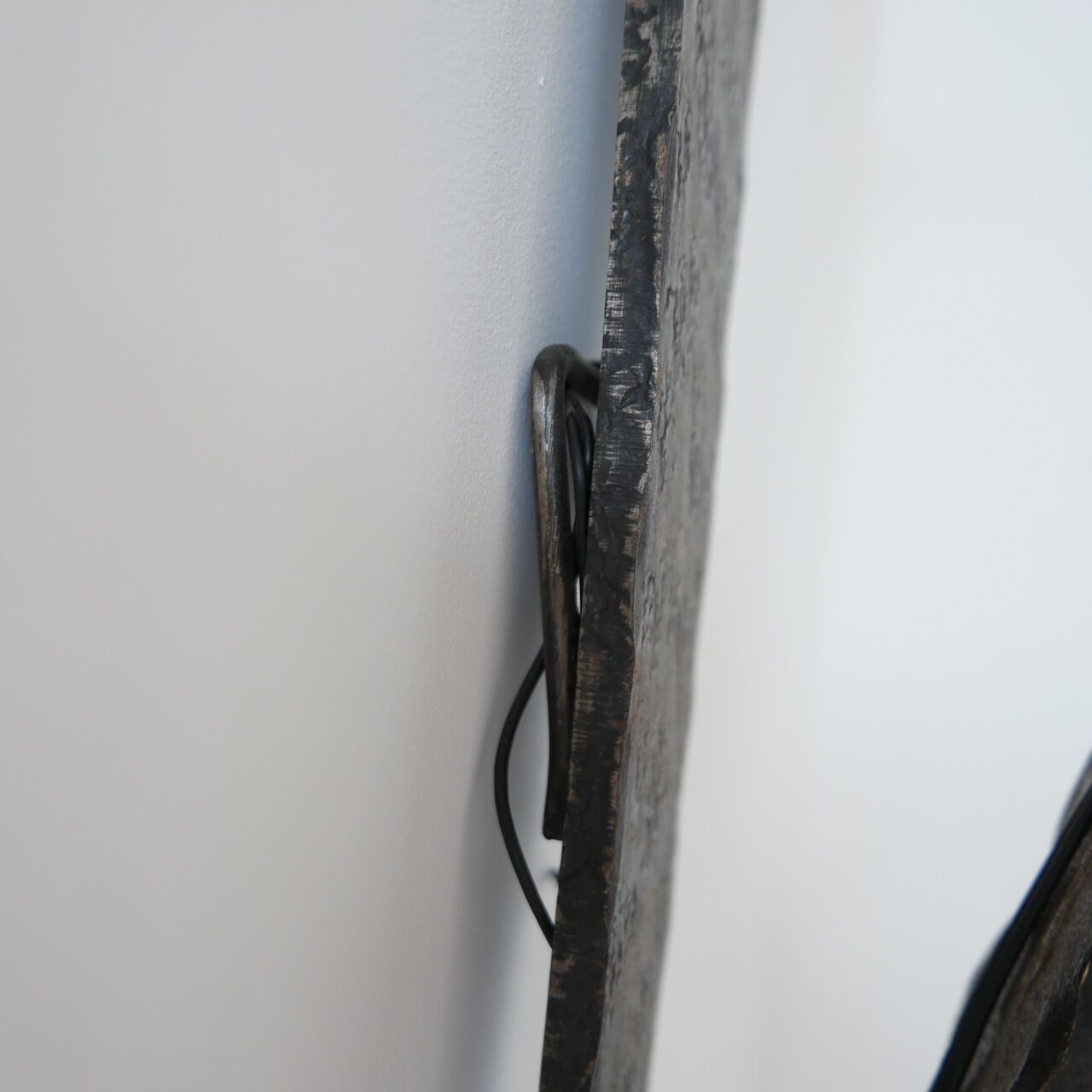 Brutalist Mid-Century Iron Wall Light