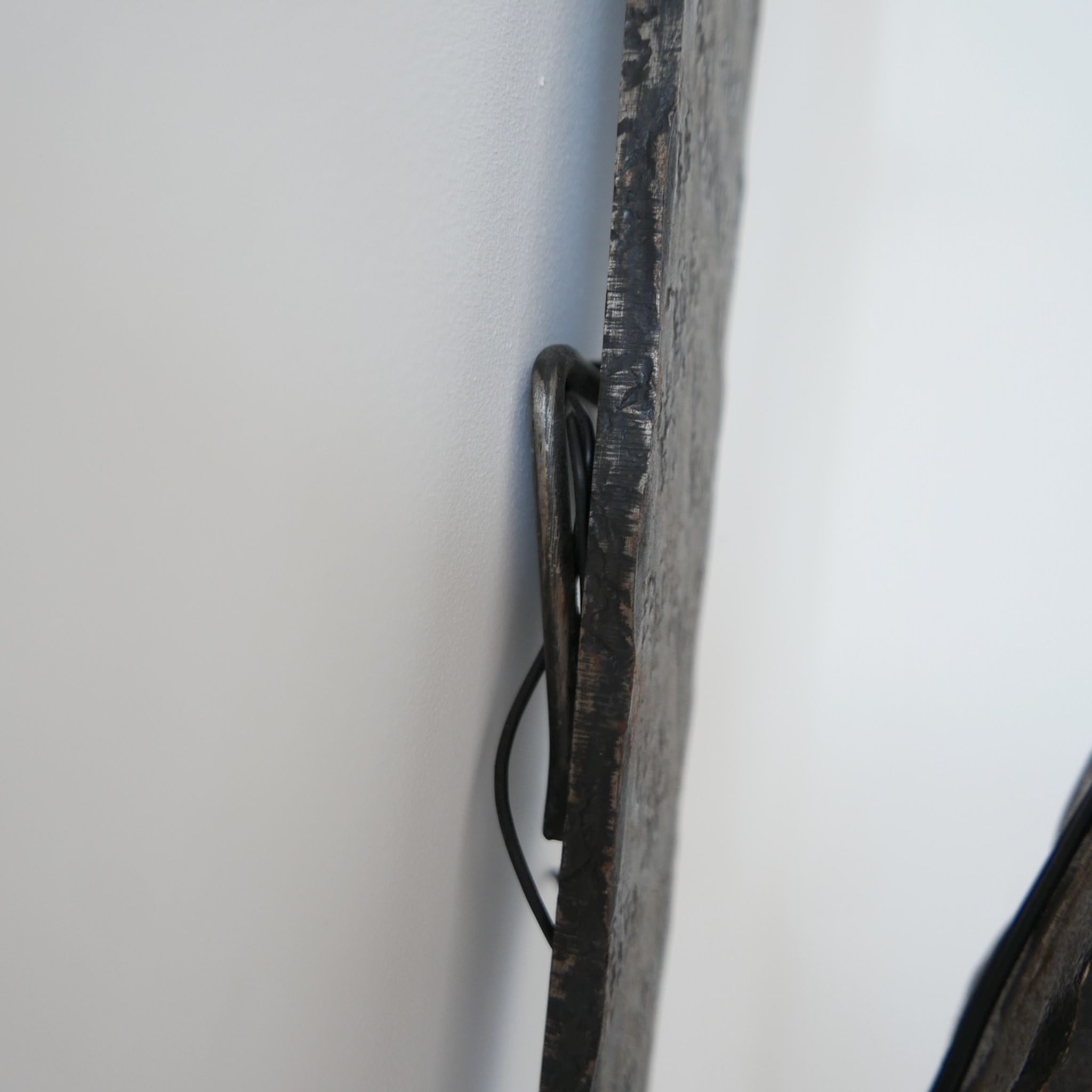 Brutalist Mid-Century Iron Wall Light