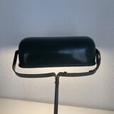 Vintage 1930 Viktoria enamelled cast iron Bauhaus lamp - 40 cm
