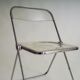 2 Plia folding chairs by Giancarlo Piretti for Anonima Castelli