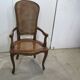 Fauteuil Louis XV canné