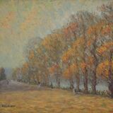 Delaune Edouard, Bord De Rivière En Banlieue Parisienne