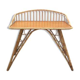 Vintage rattan desk
