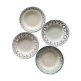 Mix and match old deep plates.