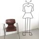 Set of Six Curved Beech Desk Chairs by Pagholz Flötotto with Armrests, Germ