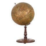 Antique globe with relief