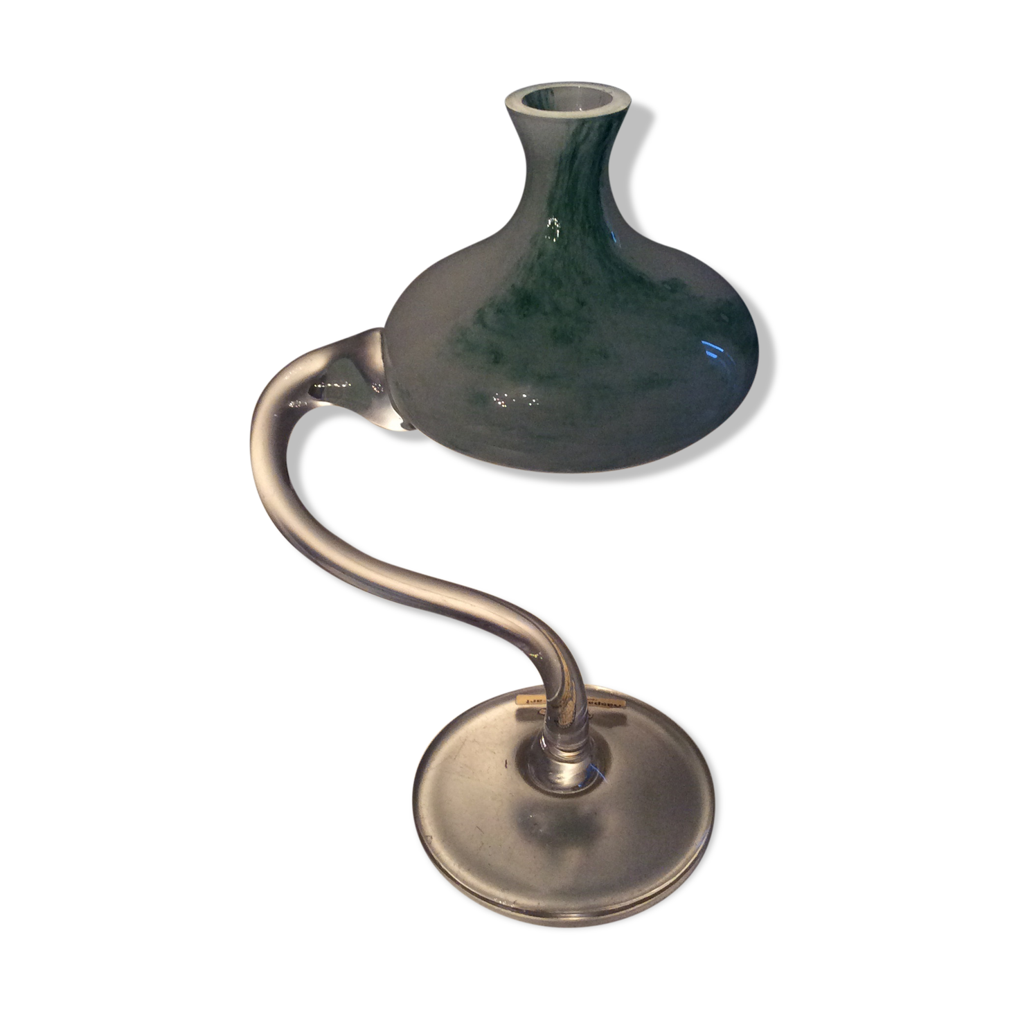 Vase en cristal Peter Kaspar des années 60-70