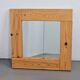 Vintage Scandinavian Square Pine Mirror, 1970s