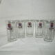 Lot of 5 Duval pastis glasses, advertising bistro.