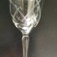 11 Large crystal glasses engraved Boch geometric pattern