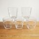 Service of 5 stackable glasses