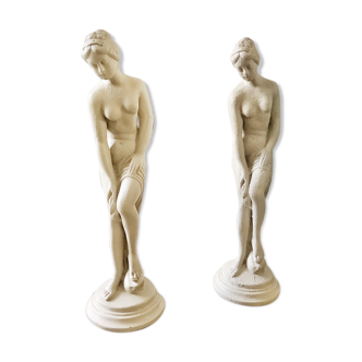 Terracotta effect statuettes