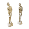 Terracotta effect statuettes